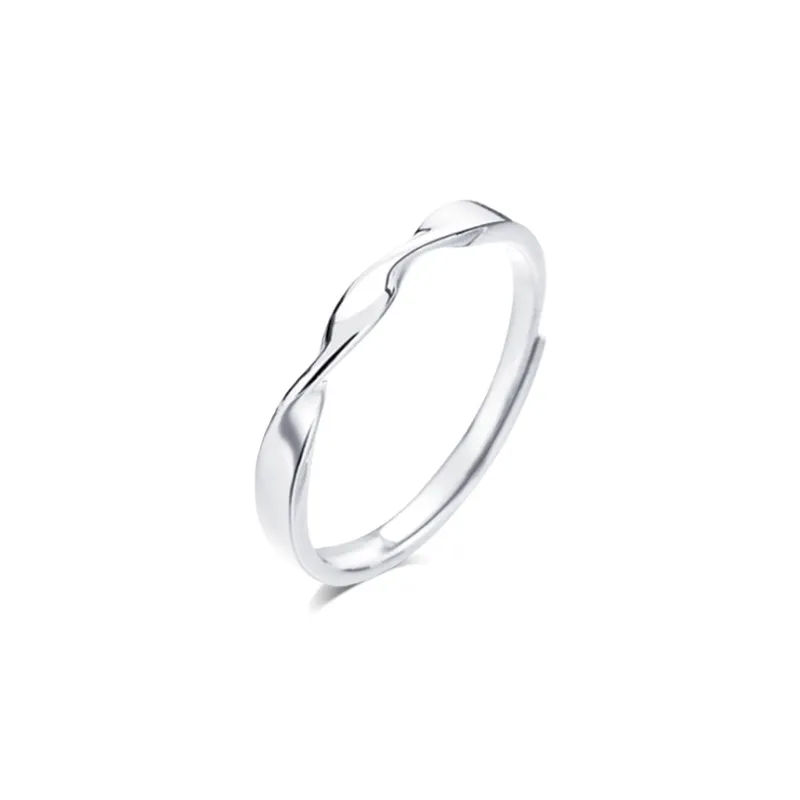 KUMET Sterling Silver Rings Unisex-5