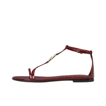 GUCCI One Strap Sandals Women's Red