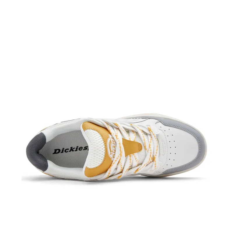 Dickies Low Top Skateboard Shoes Men's Earth Yellow White Gray-2