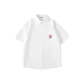 [Short-Sleeved Shirt]White (with Red Seal Chest Logo)