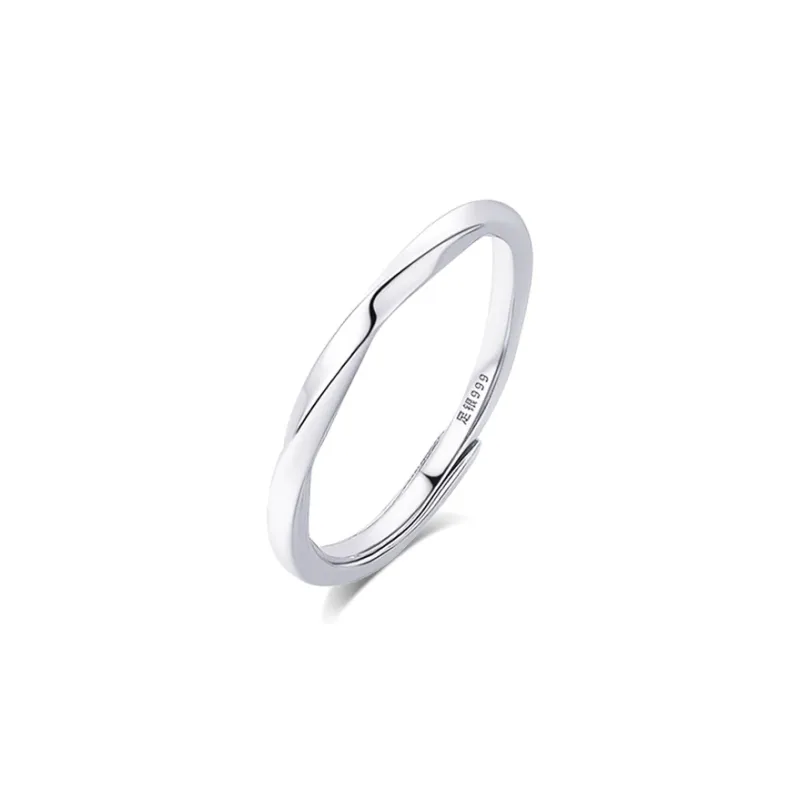 KUMET Sterling Silver Rings Unisex-5