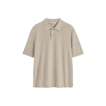 COS Polo Shirts Men Linen