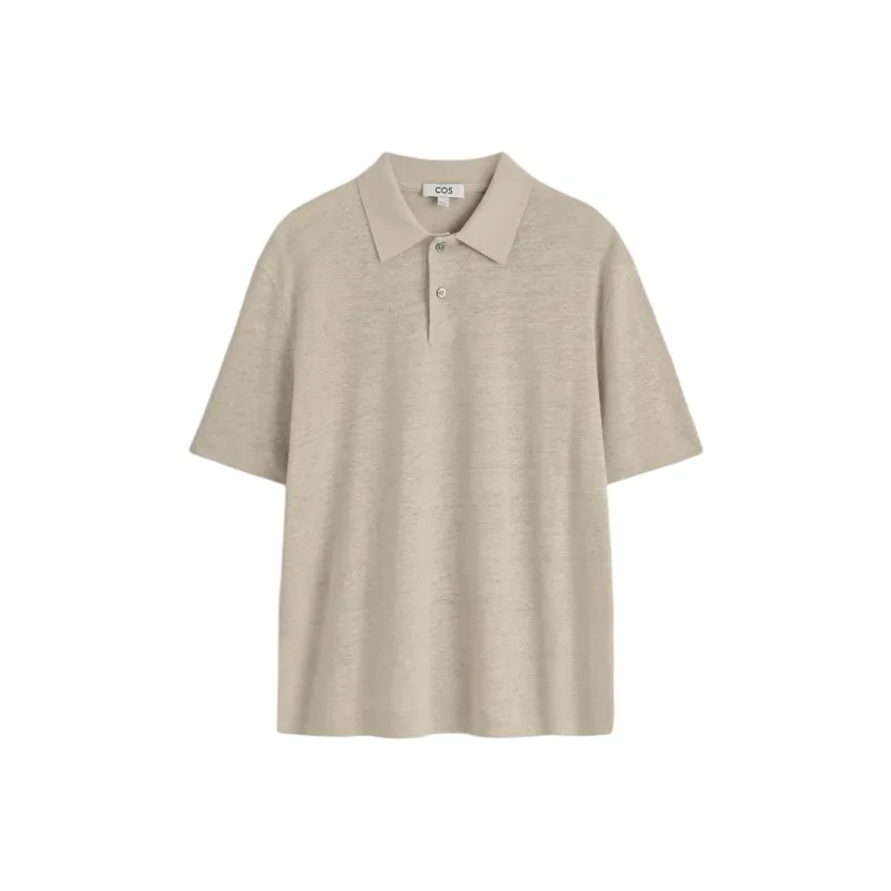 COS Polo Shirts Men Linen-0