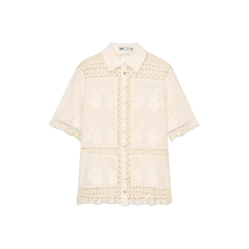 ZARA Shirts Women's White-0