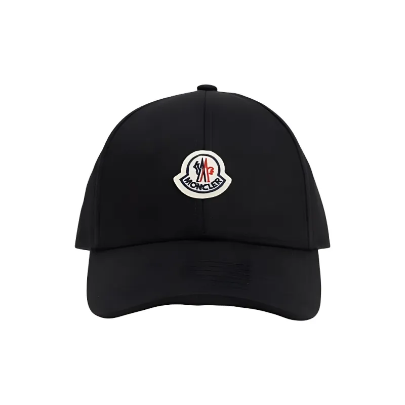 Moncler Logo Patch Curved Peak Baseball Cap-1