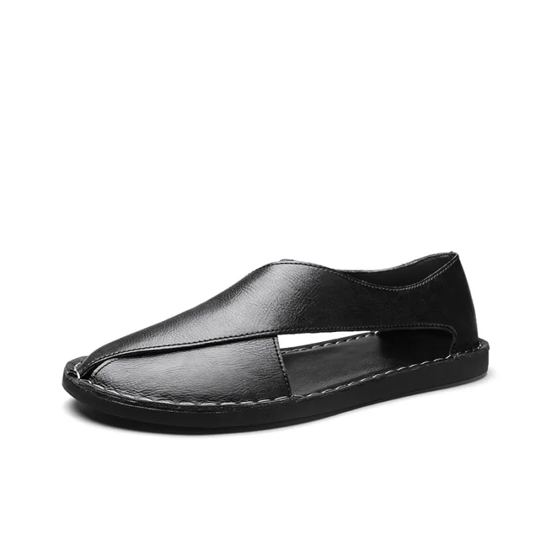 SENGUIBUCK Beach Sandals Men Brown/Black-4