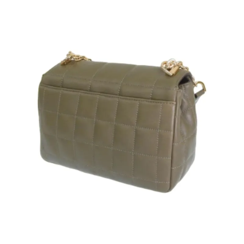 MICHAEL KORS Soho Leather Crossbody Bag, Shoulder Bag Women's Olive Green-3