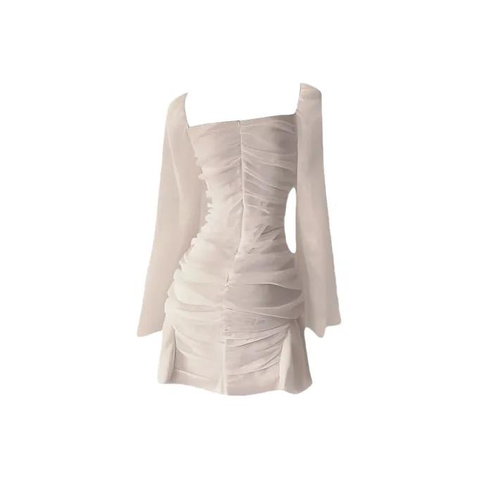 TASTILY Long Sleeved Dresses Women's-9