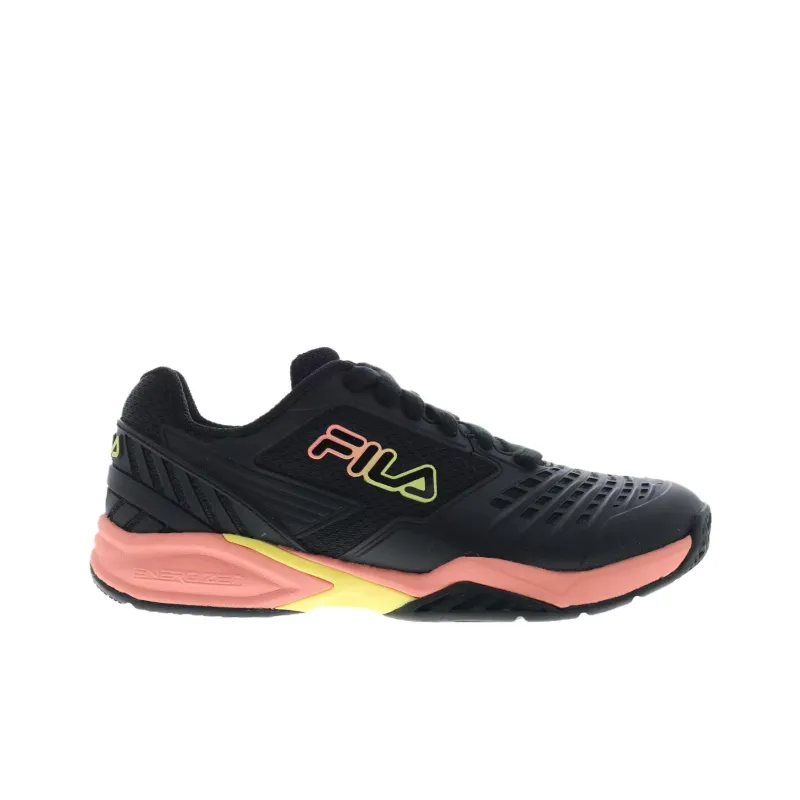 FILA Axilus 2 Energized Black Pink Yellow Women's-1