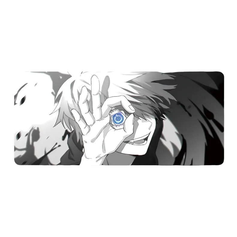 DANYIN Black White Anime Extra Large Minimalist Style Premium Desk Mat For Anime Esports Office, Washable Mouse Pads-72