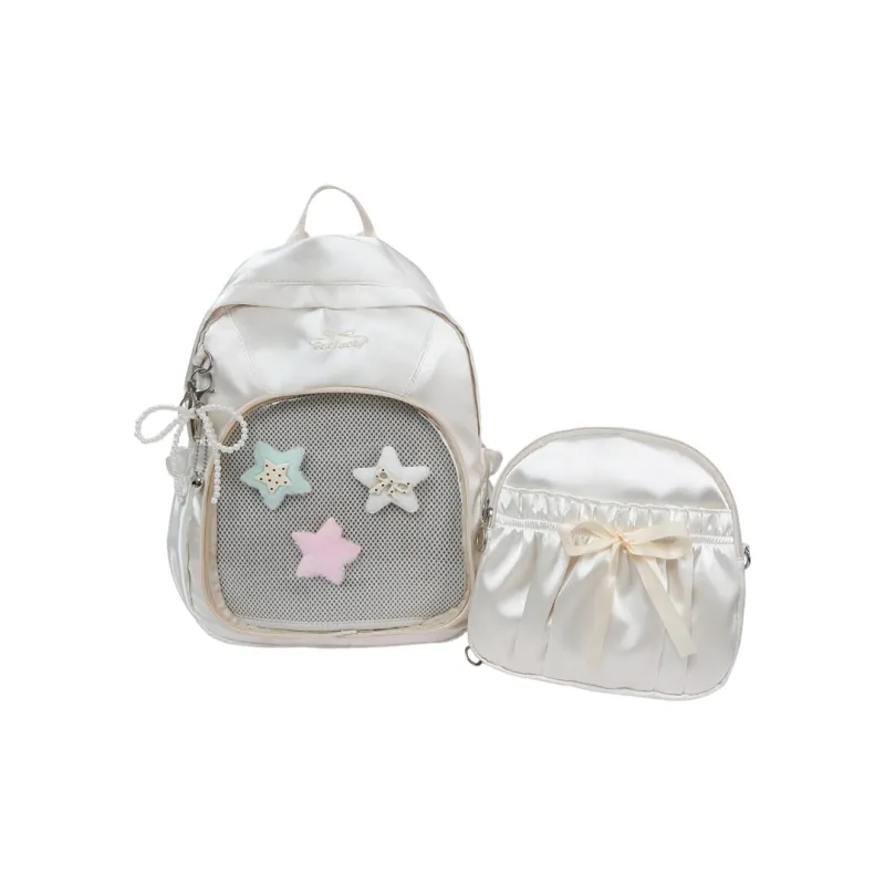 Kewuku Polyester Backpack Regular Women's Multicolor-0