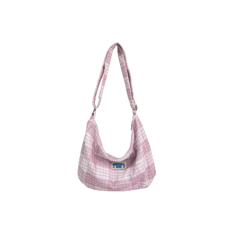 BAODIDAISHU Corduroy Shoulder Bag Women's Multicolor-9