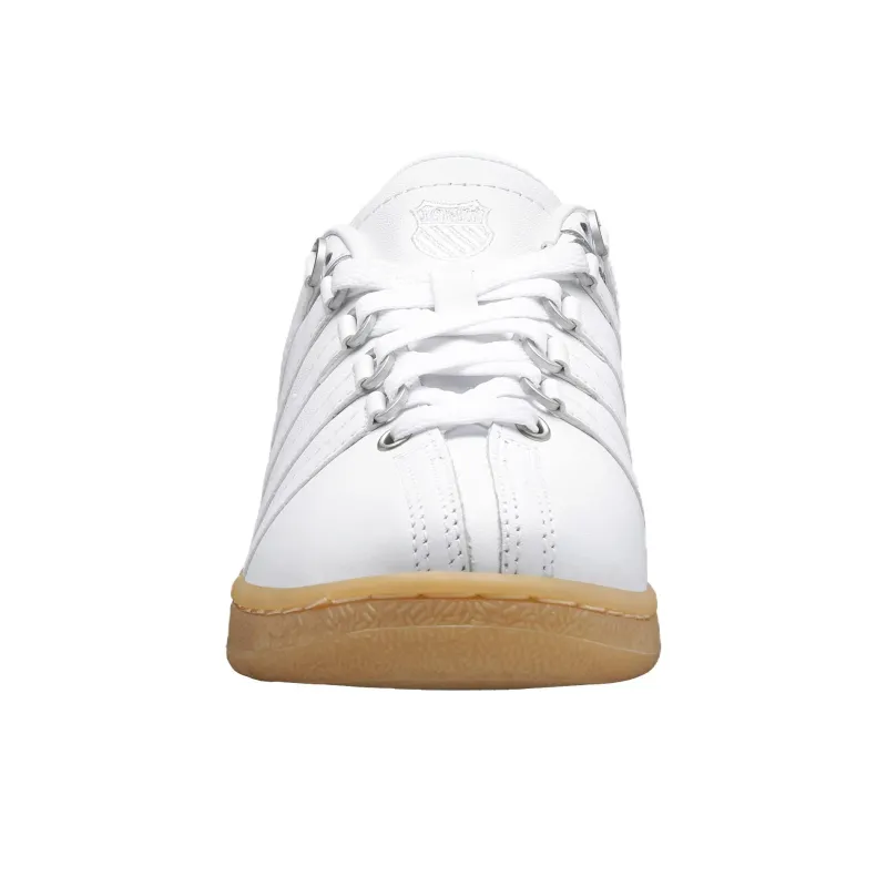 KSWISS Anti Slip Wear Resistant Low Top Skateboard Shoes Men's White-2