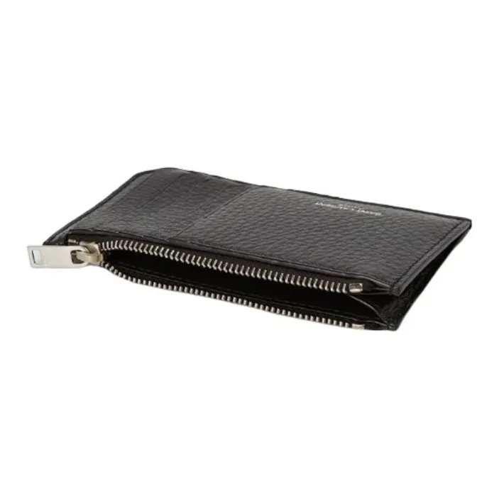 SAINT LAURENT Cow Leather Wallet Men's Black-3