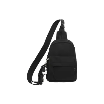 Warrior Nylon Sling Bag Regular Unisex Black/White