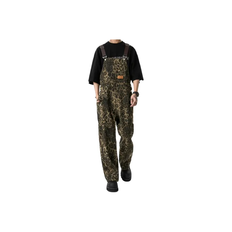 HAPPY PARTY Jeans Unisex Leopard Print-0