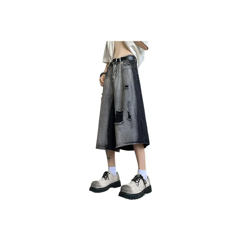 FRQ Denim Shorts Unisex Black-4