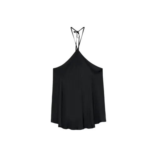 ZARA Tank Tops Women's Black