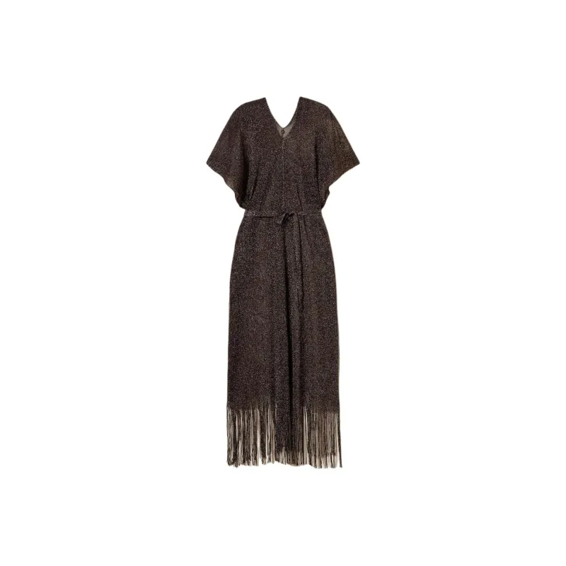 TWINSET MILANO SS25 Shawl Wrap Skirt Women's Brown-0