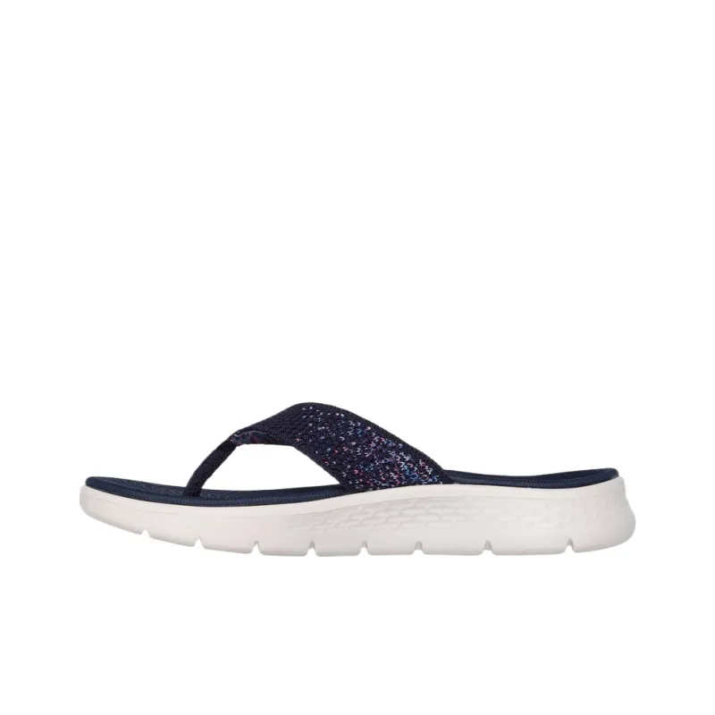 Skechers Go Walk Fle Flip Flops Women's Marine Blue-2