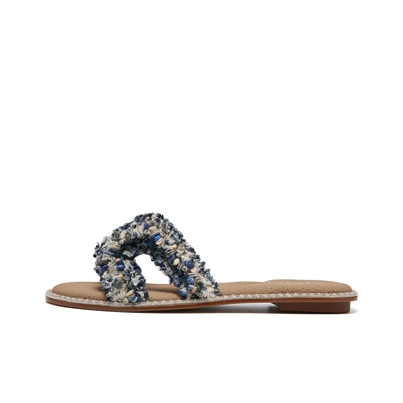 ST&SAT Odor Resistant Quick Dry Antibacterial Slide Slippers Women's-6