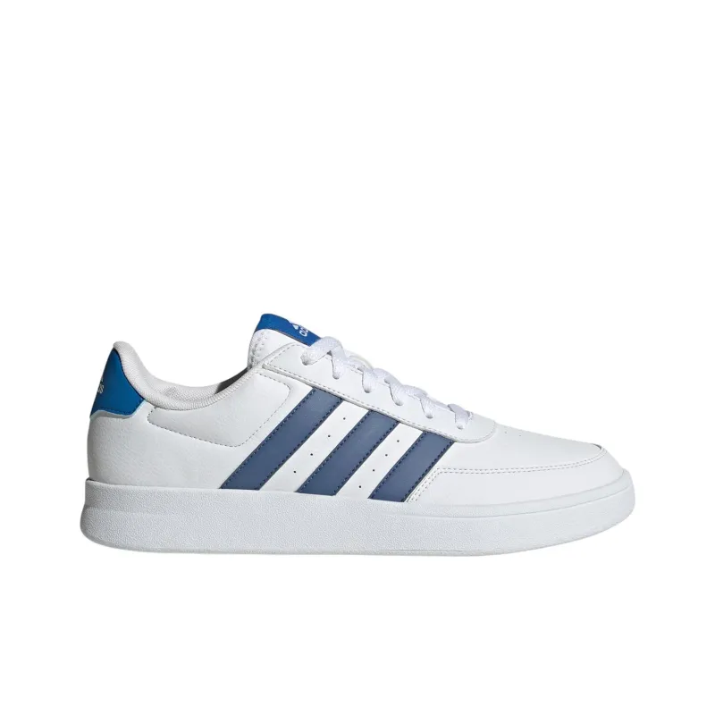 Adidas BREAKNET 2.0 Anti Slip Wear Resistant Low Top Skateboard Shoes Unisex White Blue-1
