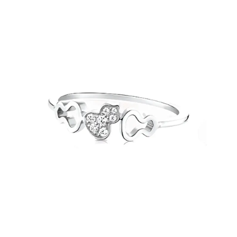 Qeelin 18K White Gold Rings Women's Silver-0