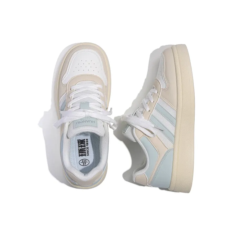 HUANQIU Coverage Lightweight And Breathable Low Top Skateboard Shoes Women's-4