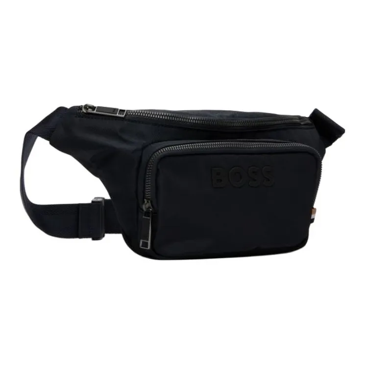 HUGO BOSS Recycled Polyester Fanny Pack Men's Black-1