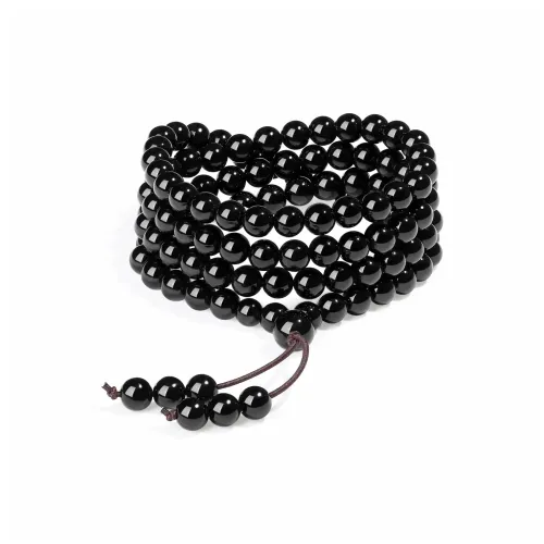 GUMUJIANG Fragrance Agarwood Beaded Bracelet Single Wrap Womens