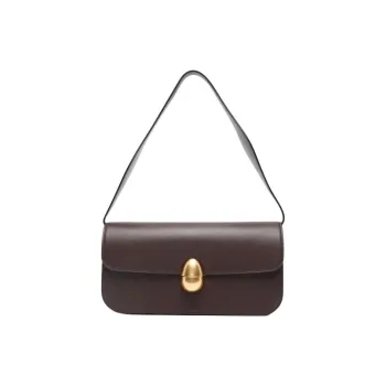 NEOUS Cow Leather Trunk Bag, Shoulder Bag Women's Brown