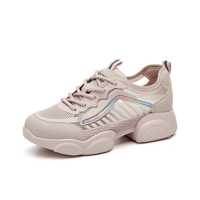 DAPHNE Breathable Low Top Chunky Sneakers Women's-1