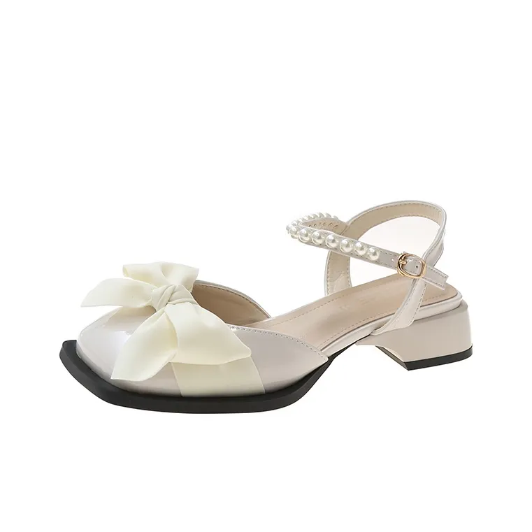 Puppytown Block Heel High Heels 4CM Women's-0
