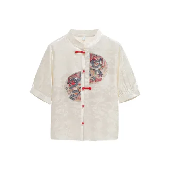 OZVO Shirts Women's Apricot