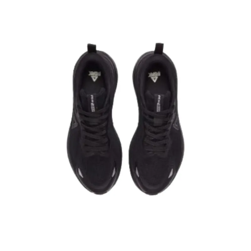 PEAK Breathable And Wear resistant Low Top Training Sprint City Commute Running Shoes Unisex All Black-2