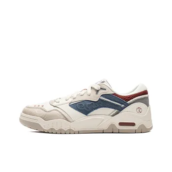 LINING Moon White 3 Skateboard Shoes Men Low-Top Blue White