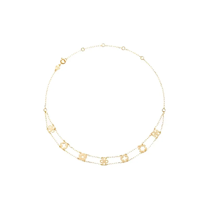 TORY BURCH Double layer Necklace-0