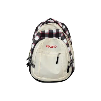WICKBUEN Nylon Backpack Unisex White/Black/Purple/Pink