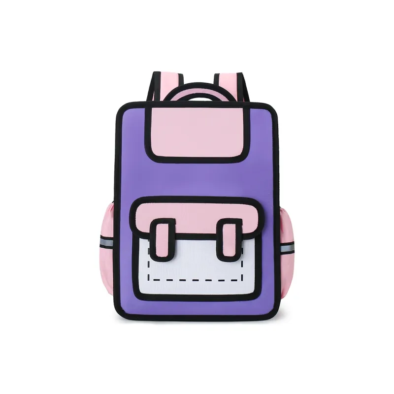 LEXI Nylon Backpack Regular Unisex Multicolor-3