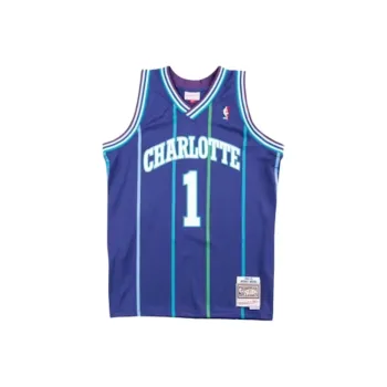 Mitchell & Ness x NBA Charlotte Hornets Basketball Jersey Men's Purple