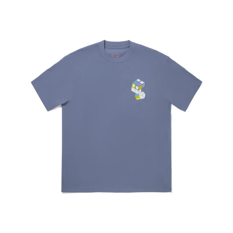 LiNing T Shirt Unisex Gray Indigo-1
