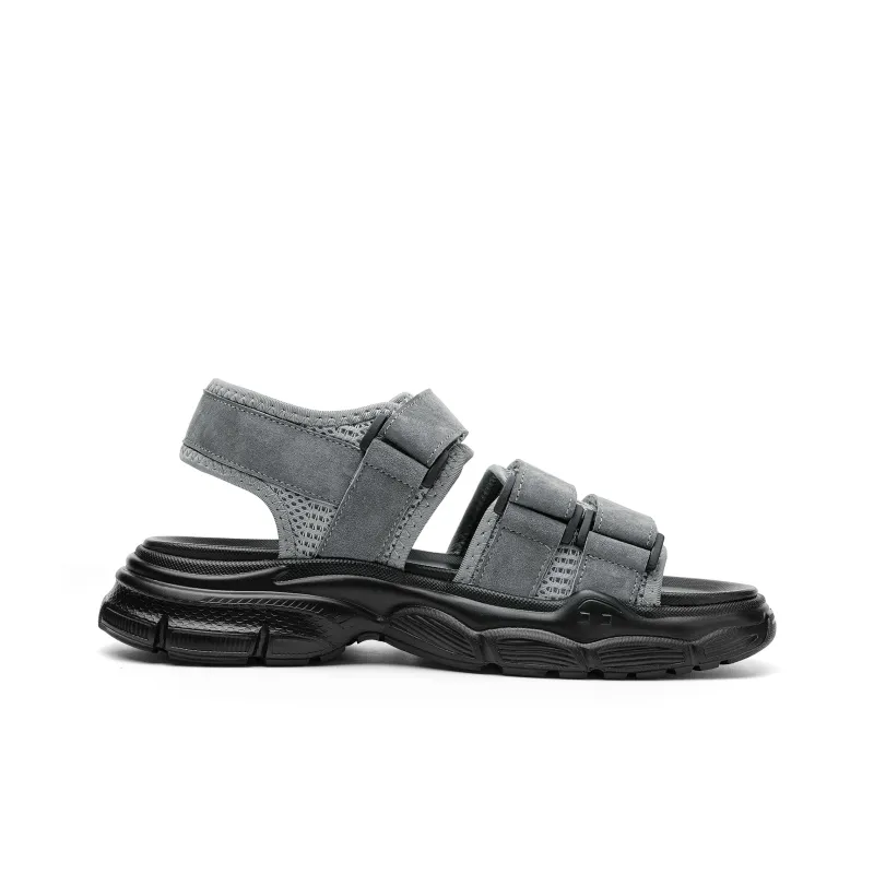 JEEP SPIRIT Beach Sandals Men's Gray-1