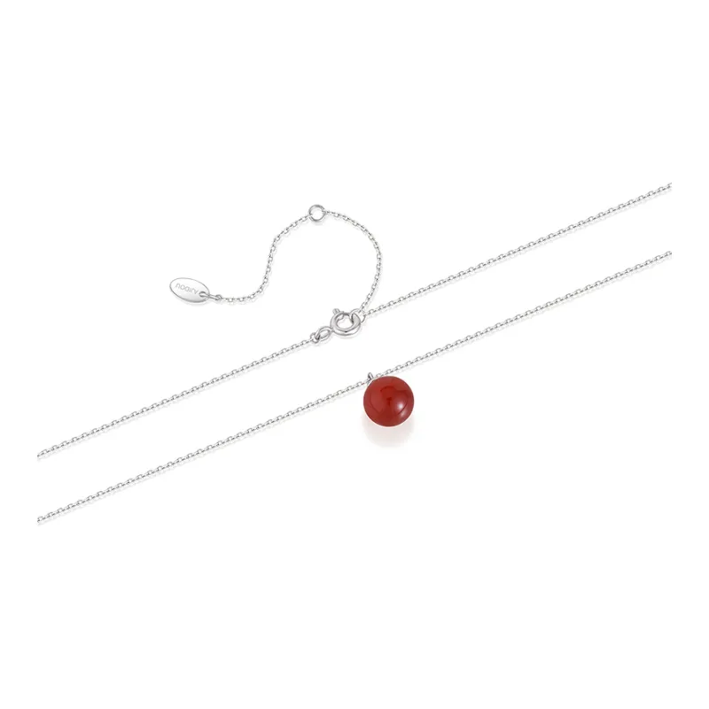 AJIDOU S925 Silver Necklaces Women's-2