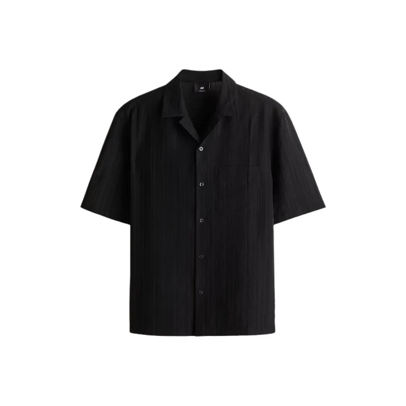 H&M Shirts Men Black-0