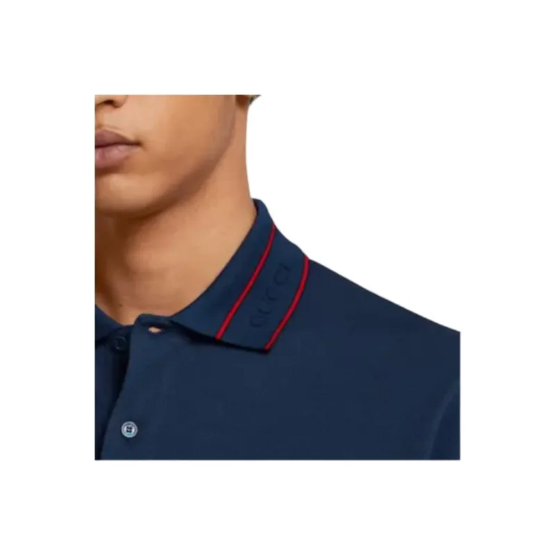 GUCCI T Shirt Men's Marine Blue-4