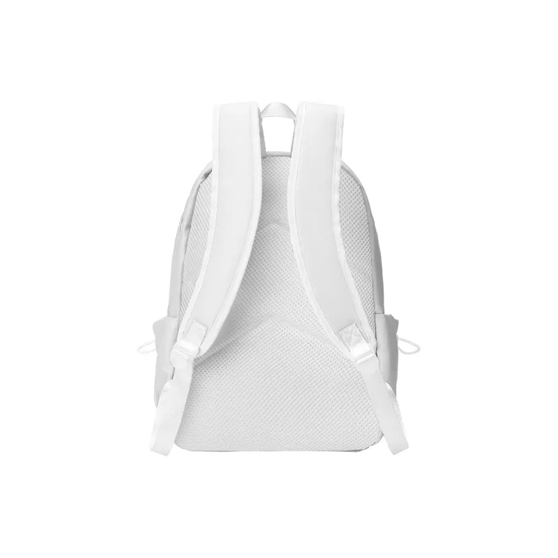 DRACONITE Polyester Embroidery Logo Backpack 15.16 Laptop Bag Unisex White-2