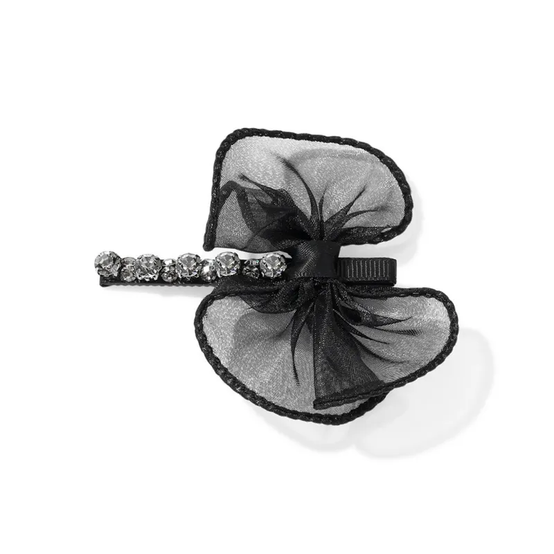 DODOGOGO Alloy, Fabric, Synthetic Cubic Zirconia Hair Clips Women's-2