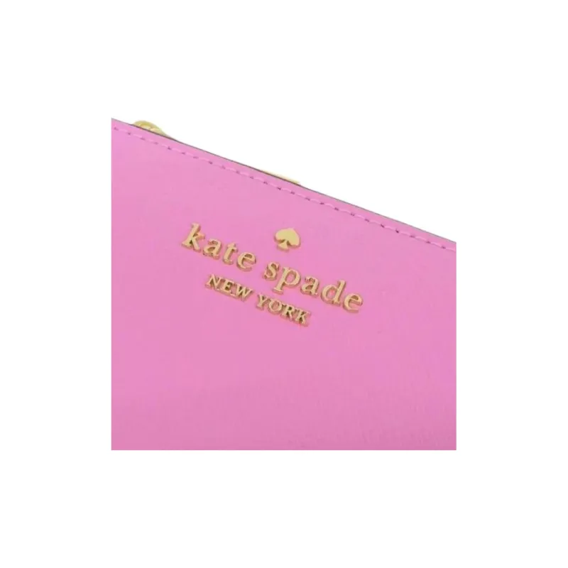 Kate Spade Leather Wallet Trumpets Women's Wave Pink-6