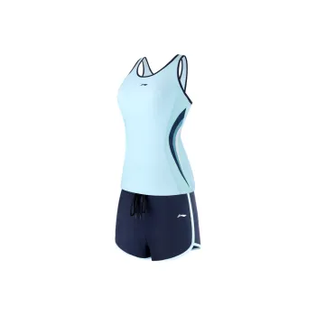 LiNing Two Piece Swimsuit Women's Light Cyan Green