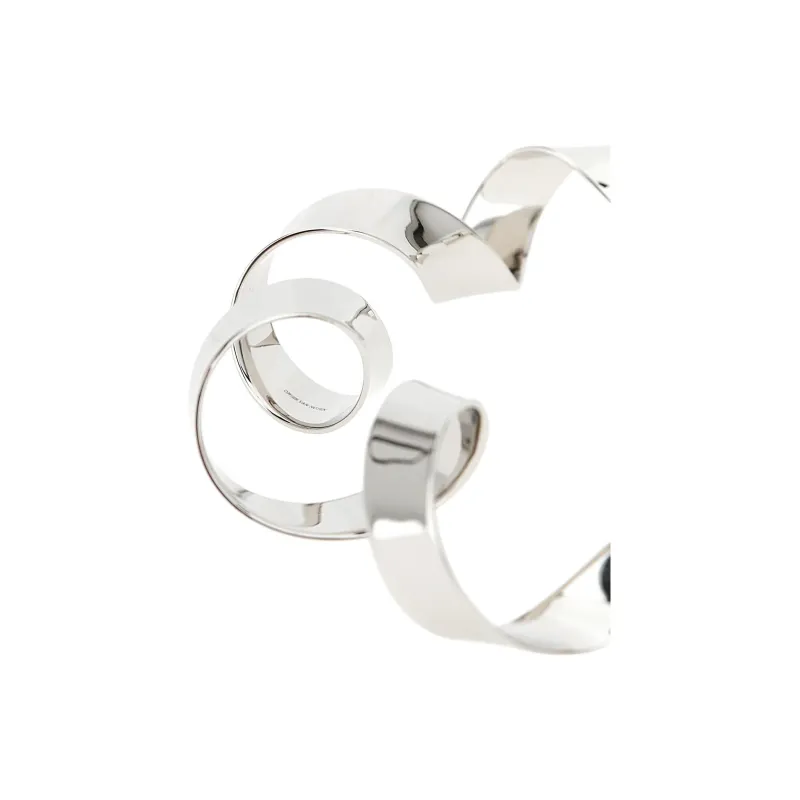 DRIES VAN NOTEN Brass Necklaces Women's Silver-1